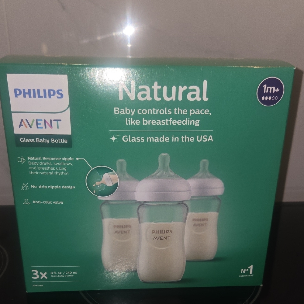 Philips Avent Natural Baby Bottle Set ( 3x Bottles)